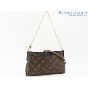 Louis Vuitton Pallas Shoulder Bag Pochette Handbag Accessory Noir Black